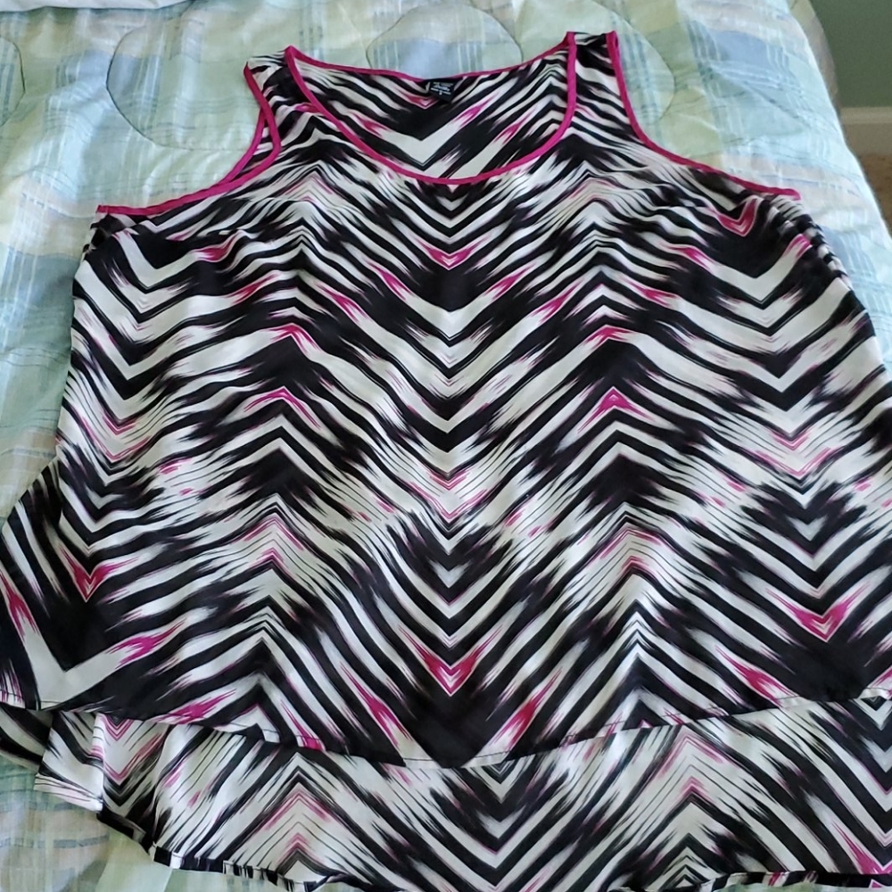 Sheer tank top